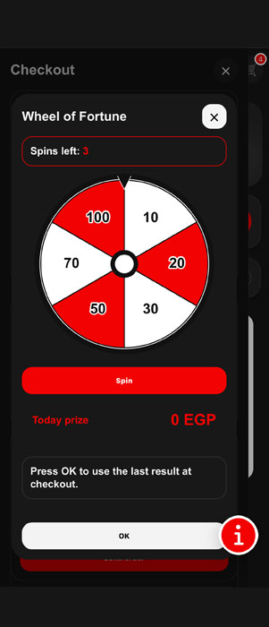 Sushi Club App dark theme screen 5
