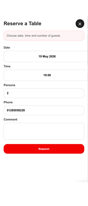 Sushi Club App white theme screen 5