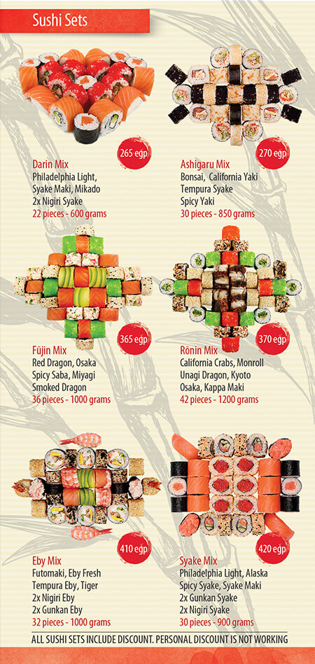 Sushi Hurghada Sushi Sets
