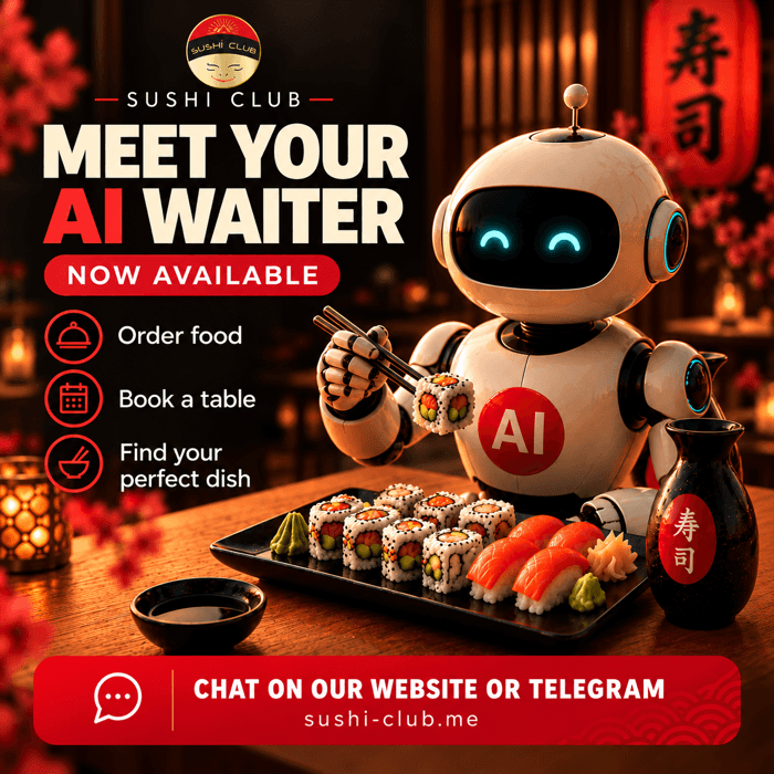 Meet Your AI Waiter at Sushi Club